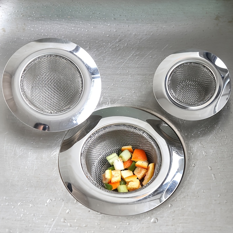 Generic 4 Filtres d'évier de cuisine en acier inoxydable 2 de 7.5 cm et 2  de 6 cm