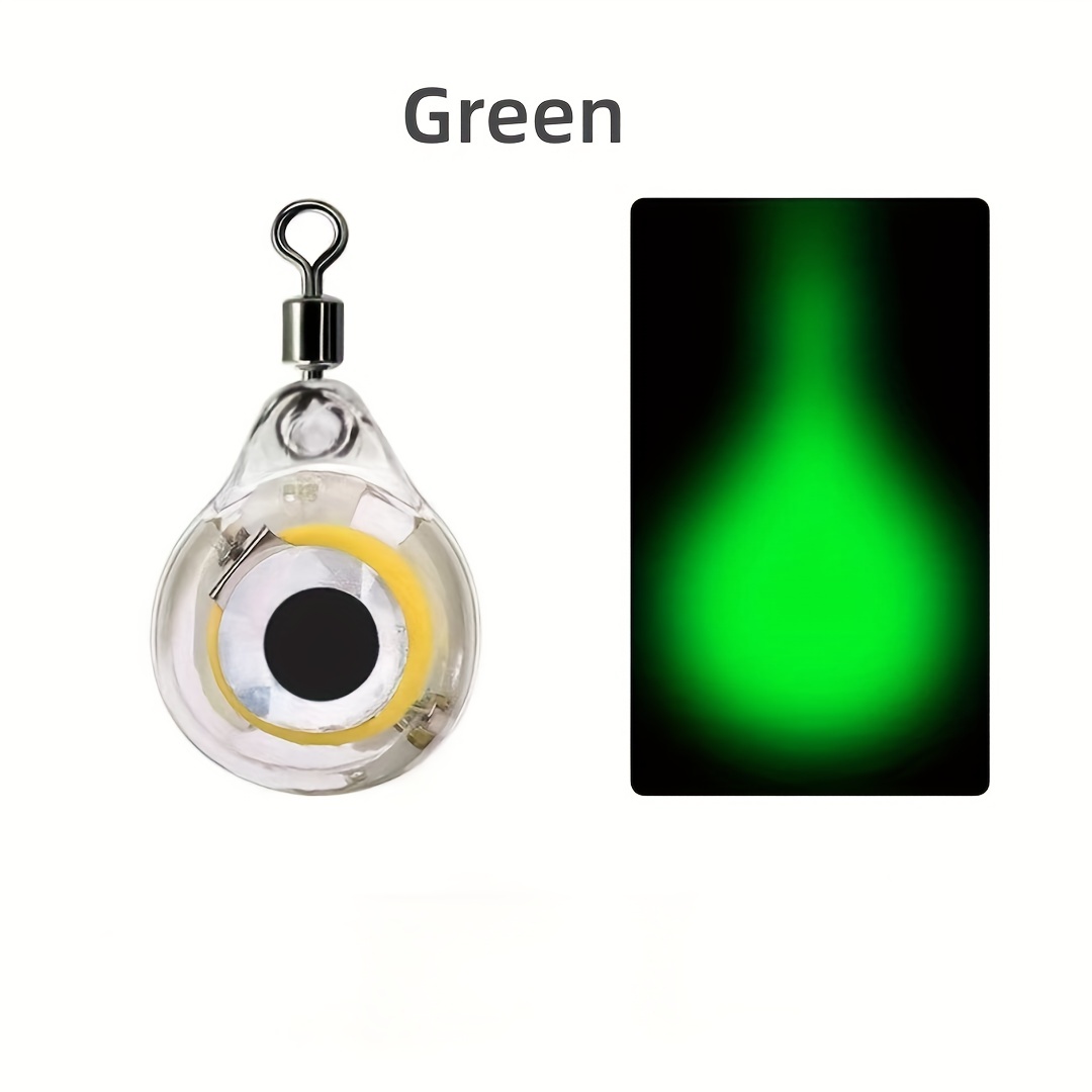 Bright Green/blue Led Mini Fish Eye Underwater Fishing Light - Temu