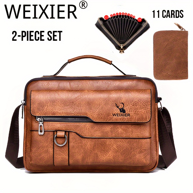 New Zipper Square Bag For Women PU Leather Shoulder Messenger Bag