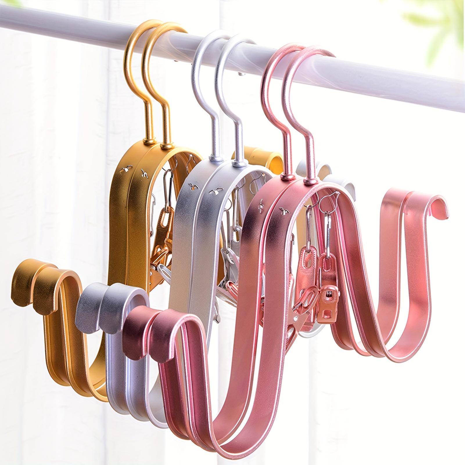 Shoes Drying Hanger Home Hanging Double Head Hook Shoes - Temu