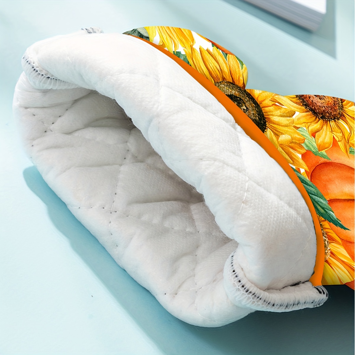 Cotton Oven Mitts Thickened Thermal Insulation Gloves - Temu