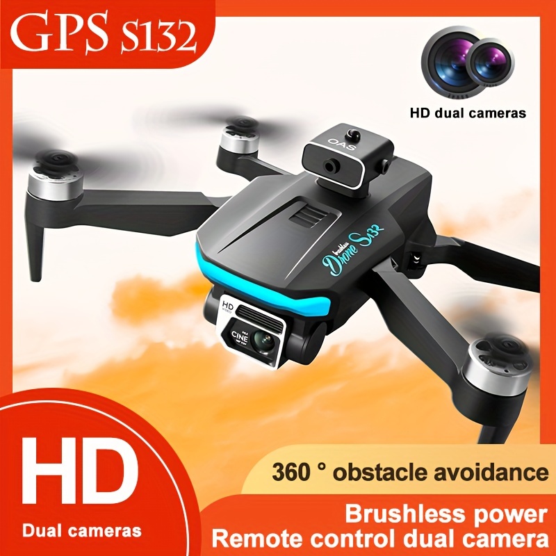  GPS Drone with 4K dual Camera for Adults, Professional Drones  with Brushless Motor, 60 Mins Long Flight Time, Auto Return Home, Follow  Me, Optical Flow Positioning, RC Quadcopter for Beginners 