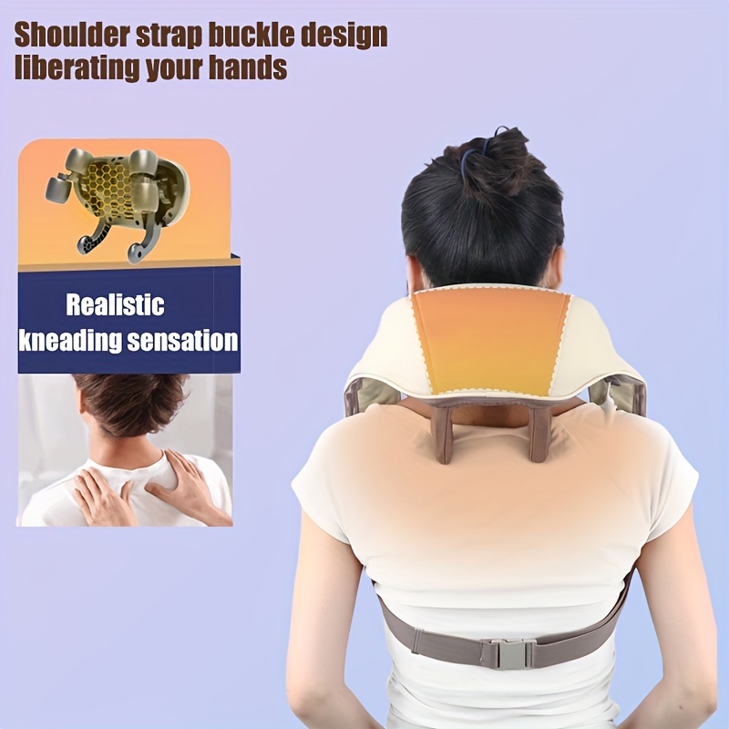 Shoulder And Neck Massager Clamp Kneading Trapezius - Temu