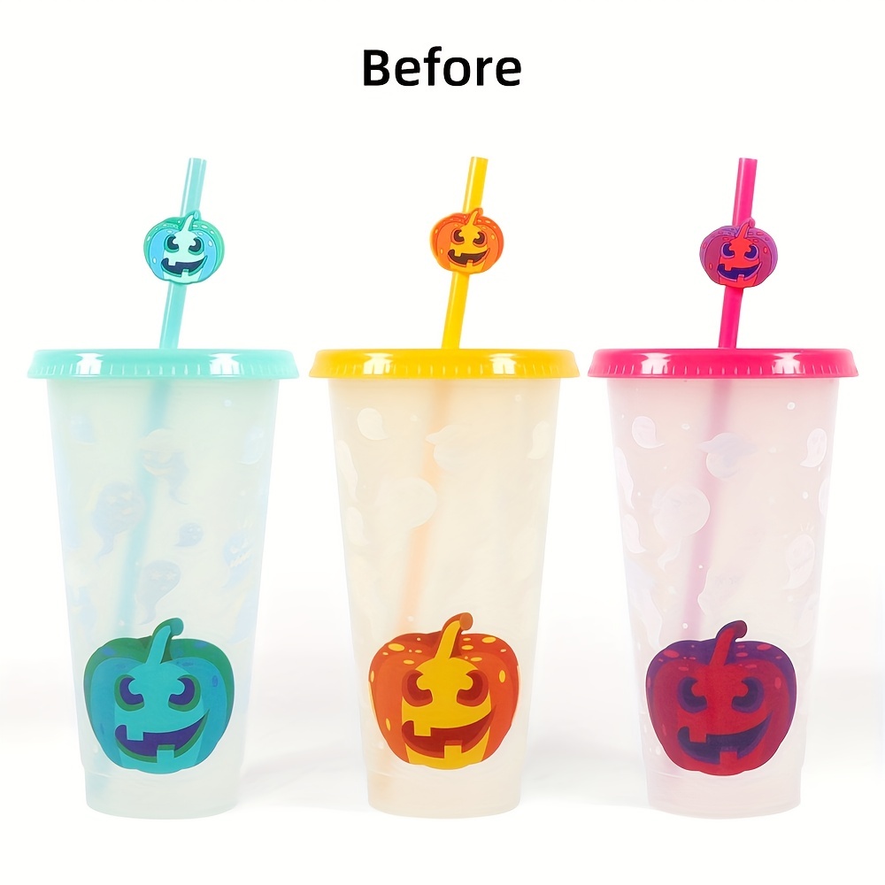 Kids Cups with Lids & Straws