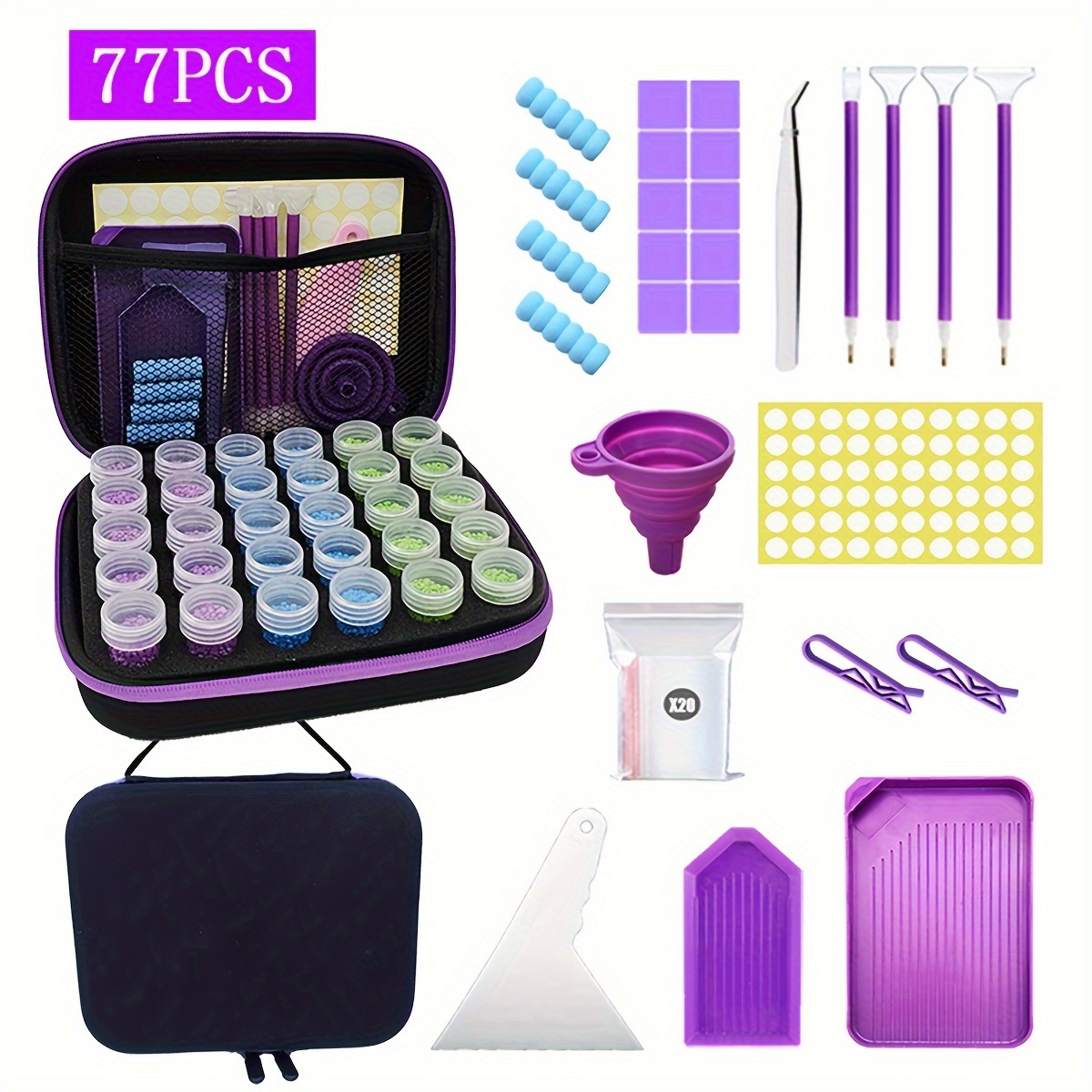 5d Diamonds Painting Tools And Accessories Kits With Drill - Temu