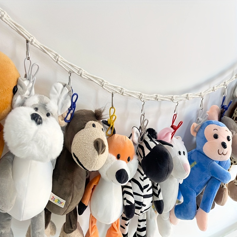 1/2pcs Stuffed Animals Storage Net, Plush Toys Storage Hammock, Bohemian  Lanyard Hanging Net, Plush Toys Hanging Display Hammock, Suitable For Home  Be