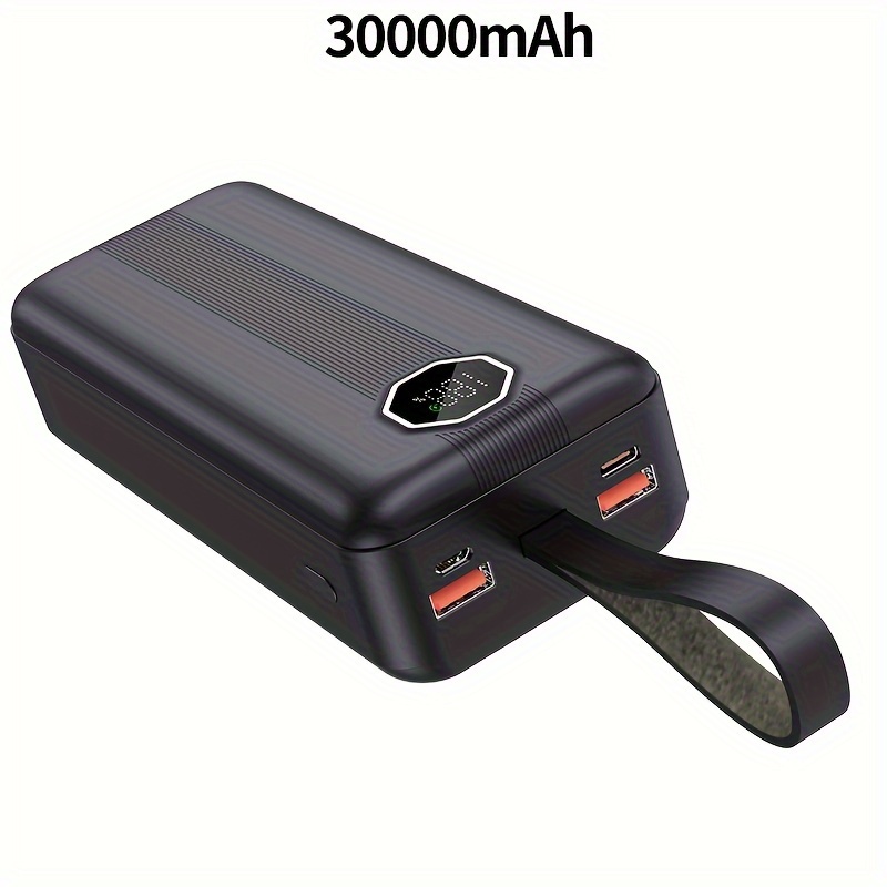 30,000 mAh portable powerbank for iphone and android