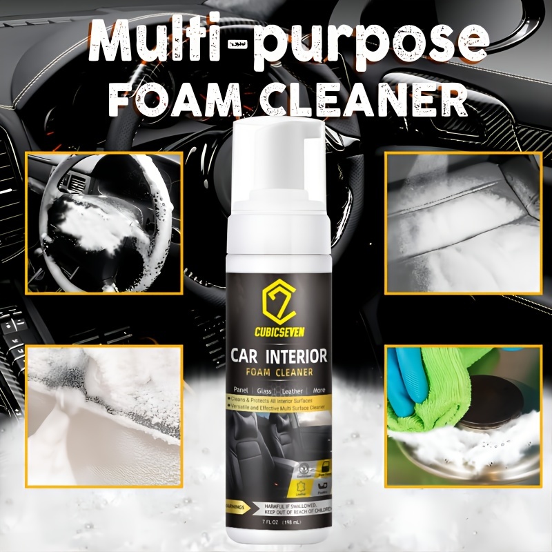 8.45oz Car Interior Seat Cleaner, Effective Car Interior Cleaner, Faux  Leather Car Seat Cleaner, Stain Remover For Carpet, Fabric, And Much More!