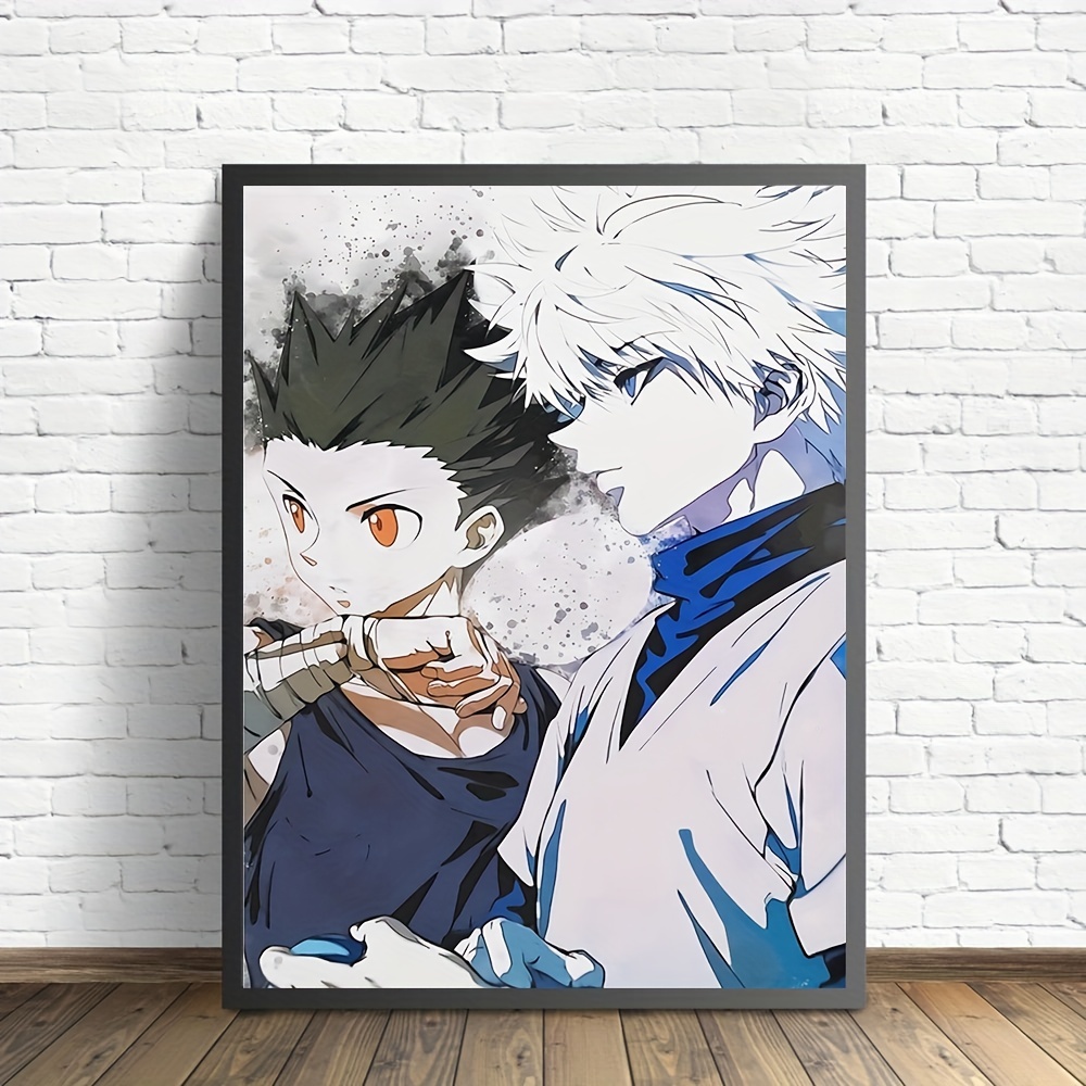 Frame Wall Art Deco Anime Roles Canvas Painting Classic - Temu