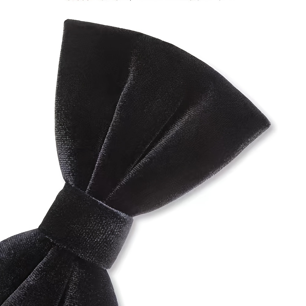 Bow Ties For Men Pre-Tied Bow Tie Vintage Tuxedo Oversized Velvet Bow