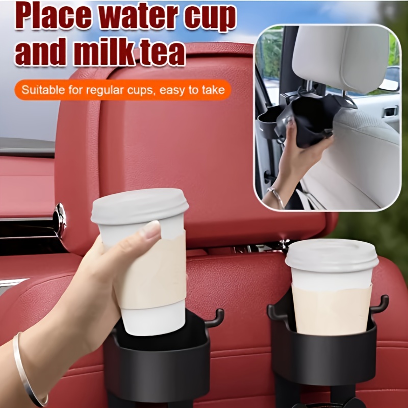Plastic Headrest Cup Holder Universal Drink Pocket Tray New Car Seat Hook Car  Headrest – the best products in the Joom Geek online store