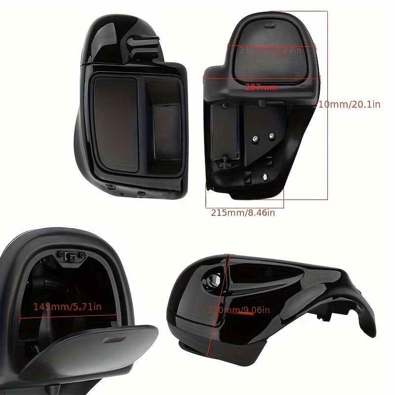 Harley Davidson Lower Fairing Speaker Pods 6.5 Amber Whiskey | HOGWORKZ