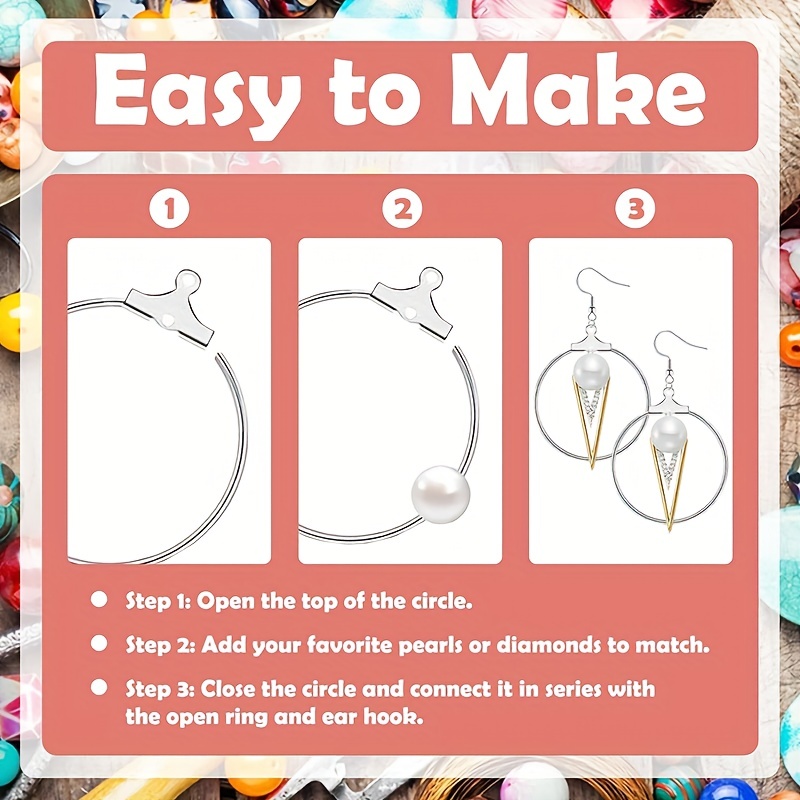 How to make earring hooks. EASY DIY EARRING FINDINGS. 