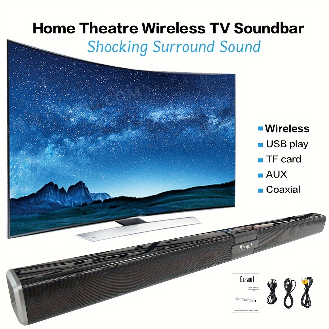 Barra De Sonido Sound Bar Para Tv Smart Sonido Envolvente