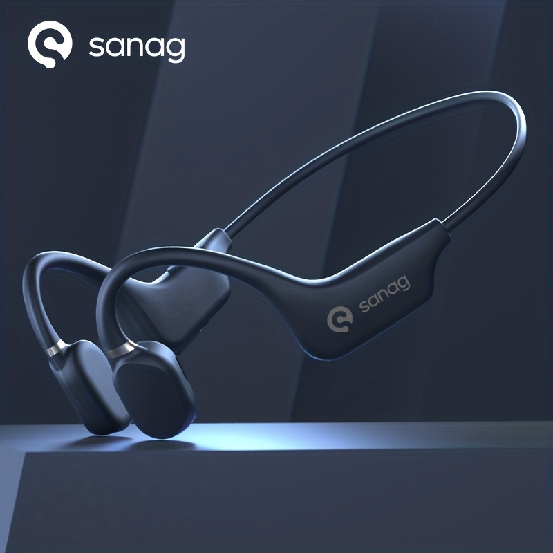 Sanag B60 Auriculares Inalámbricos Conducción Ósea Verdadera - Temu Chile