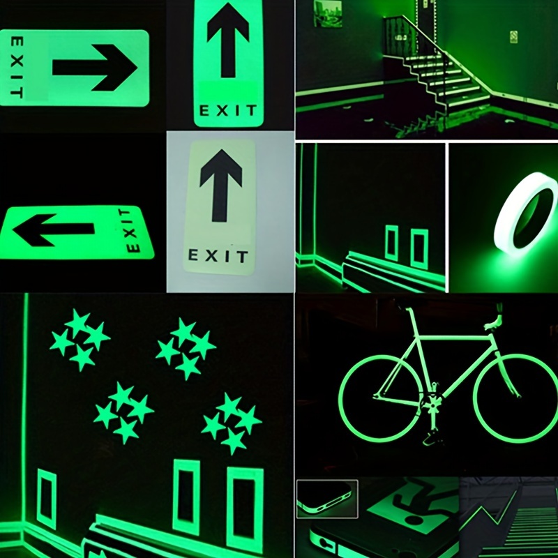 Pet Glow in dark Film Fire Channel Stage Safety Exit - Temu