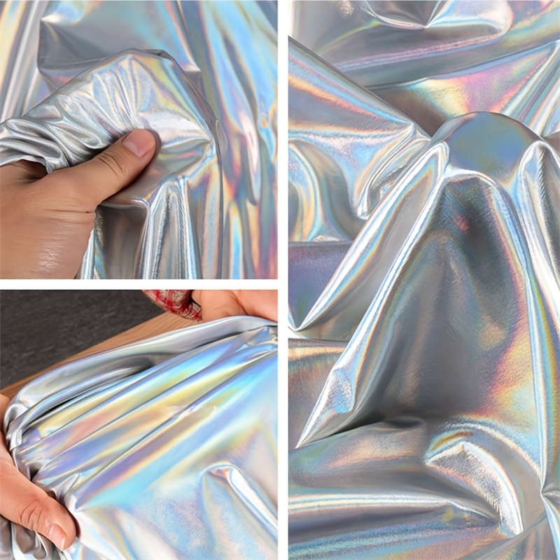 6 Colors Shiny Silk Satin Fabric Liquid Reflective Metallic Luster  Silkblend Organza DIY Decor Skirt Shirt Dress Designer Fabric