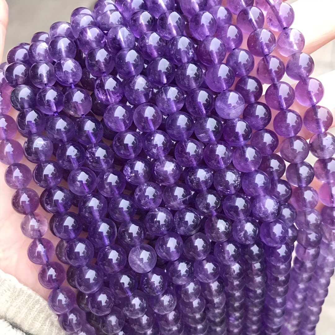 Natural High Round Amethyst Loose Beads