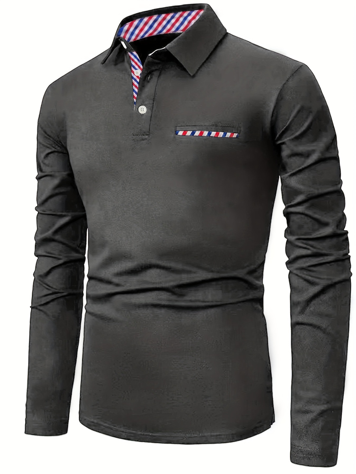 Long sleeve polo outlet business casual