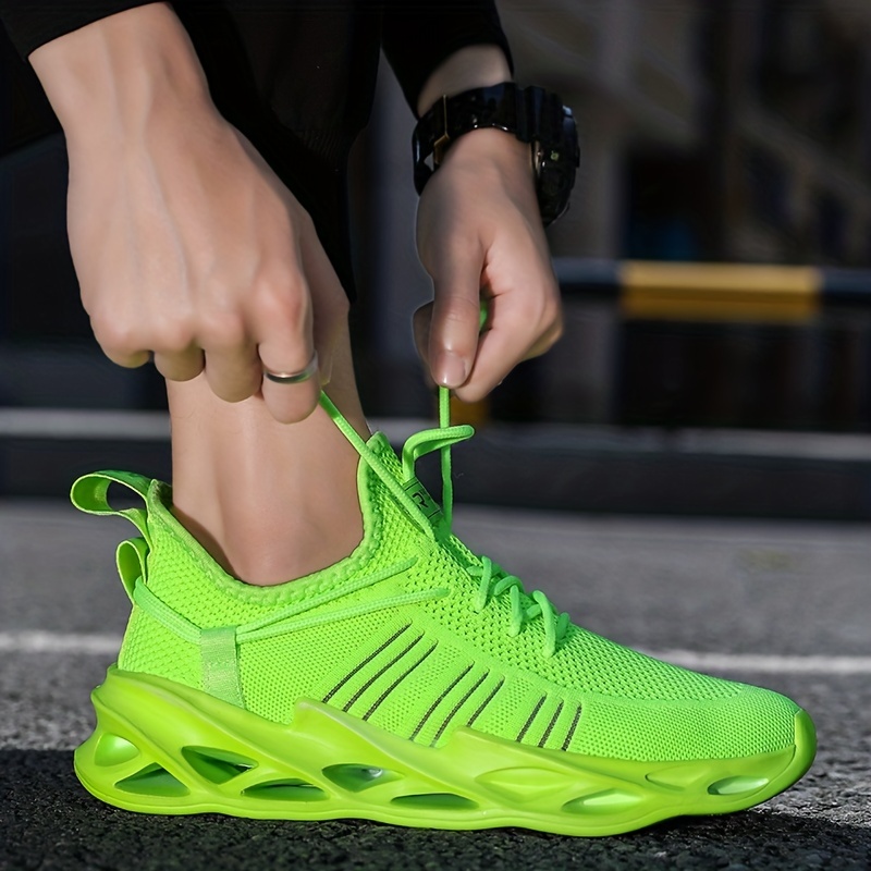 ZH-6 Fluorescent Green neon sports shoes