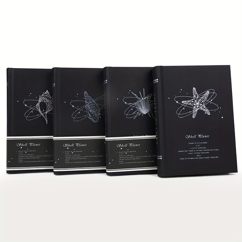 Gothic Starry Shell Starfish Journal Notebook