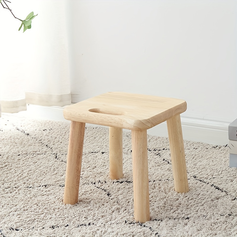 Portable Wooden Shoe Changing Stool Convenient Step Stool - Temu