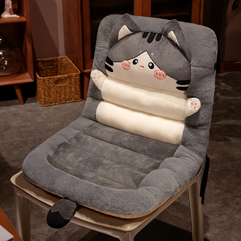 Image of Rectangular Integrated Thickened And Enlarged Seat Cushion - Office Anti-fatigue Seat Cushion, Car Seat Cushion, Student Seat Cushion, Pad