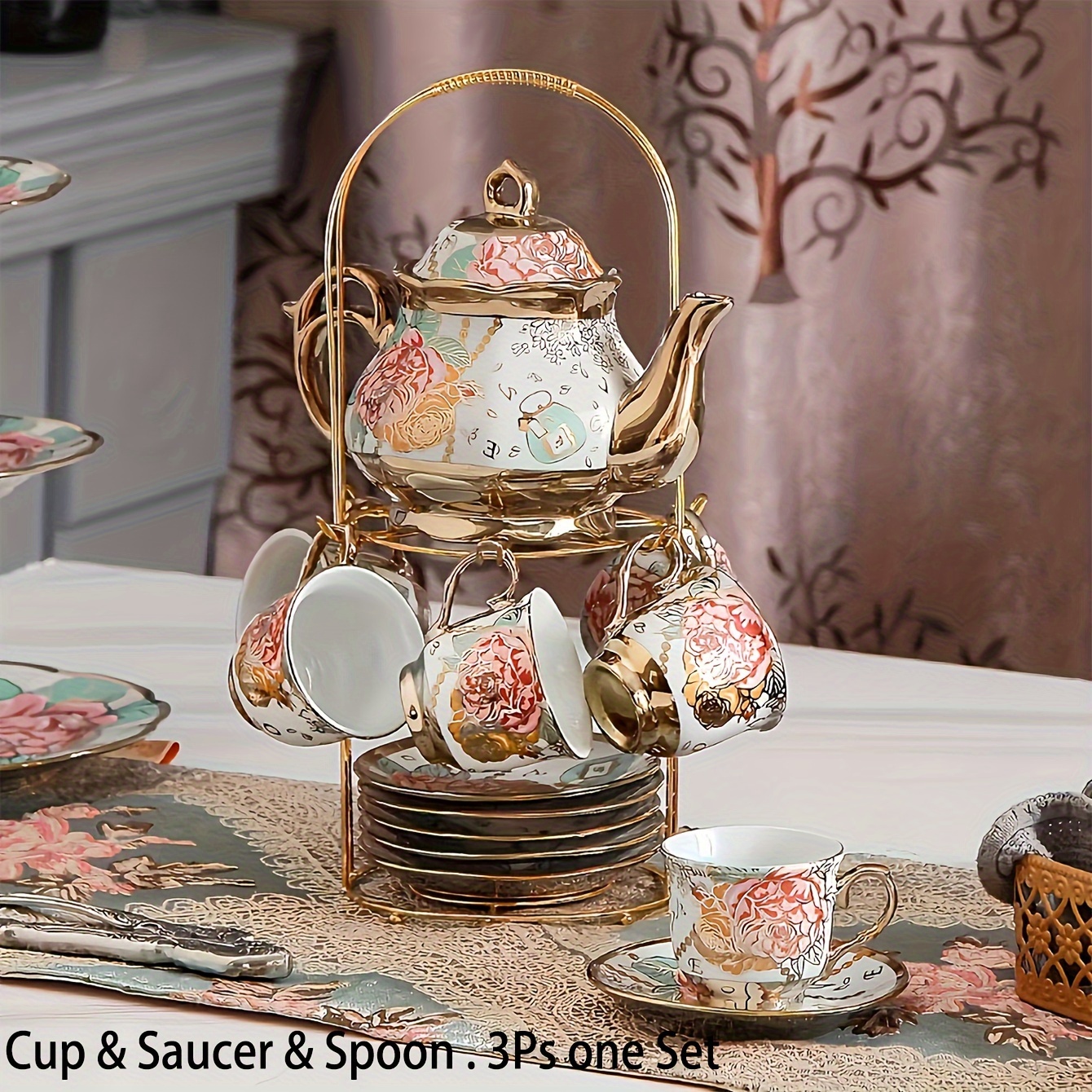 Tea Cups And Saucers - Temu