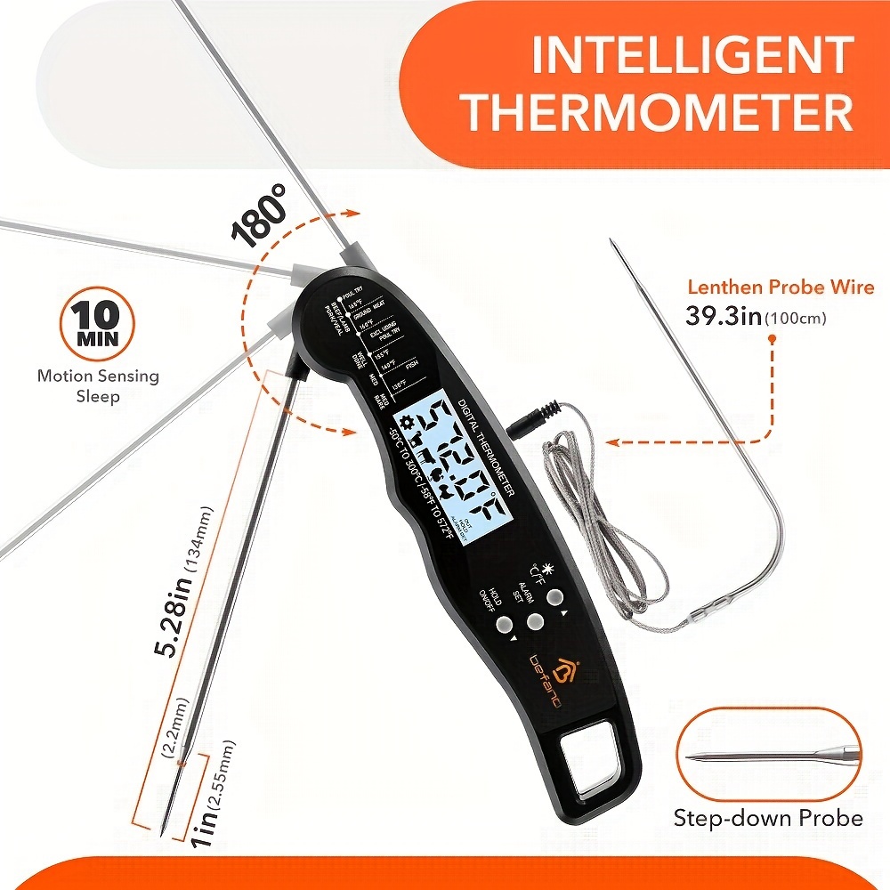 Digital Thermometer Food Meat Thermometer Candy Thermometer Water