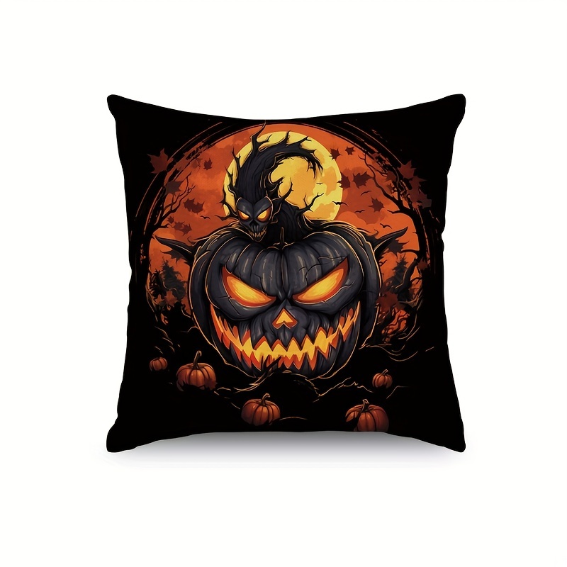 Fall Halloween Pillow Covers Decoration Pumpkin Trick or Treat