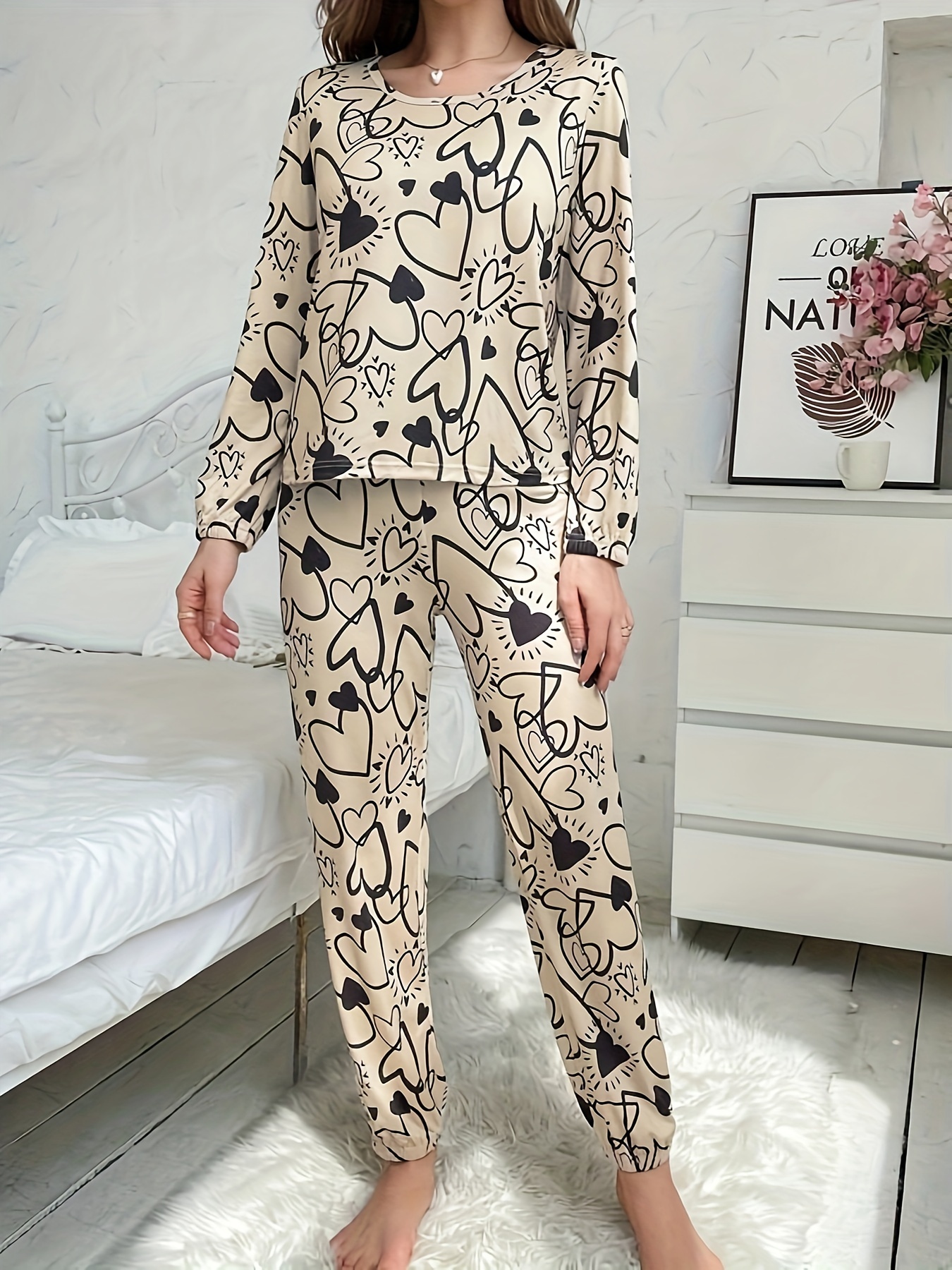 Acheter Pyjama femme imprimé manches longues MUDP0302