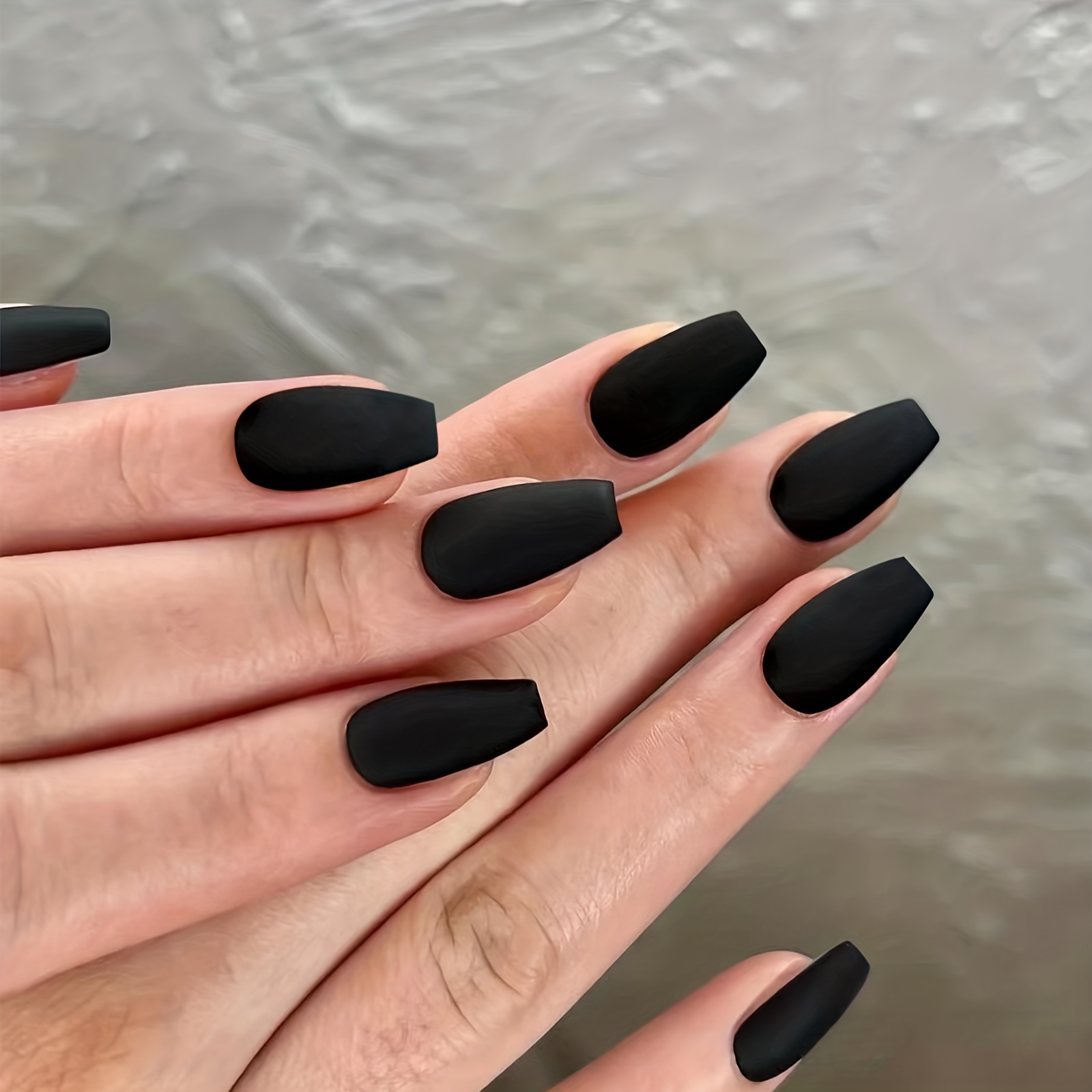 Trendy matte Black Nails Designs Inspirations; Black Nails; Matte Nails; |  Nail designs, Holiday nails, Black nails