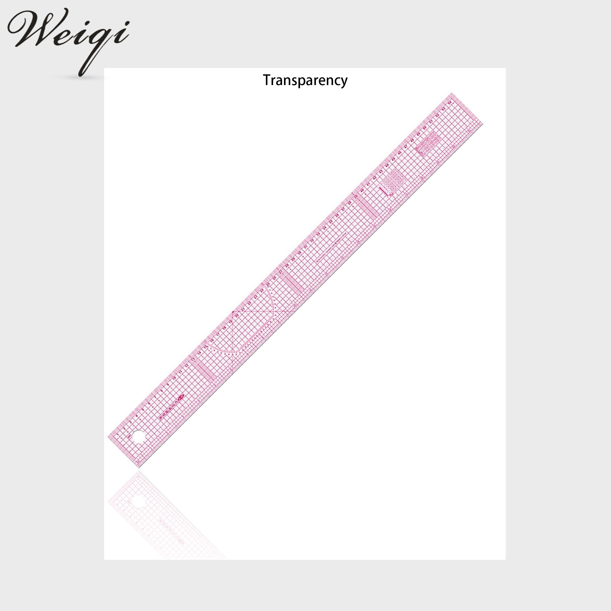 Circle Magic Quilting Ruler Tape - Multifunctional Quilt Ruler Patchwork Cutters Acrylic Craft Ruler - Cutting Ruler Fabric Ruler Measuring Tape Cutt