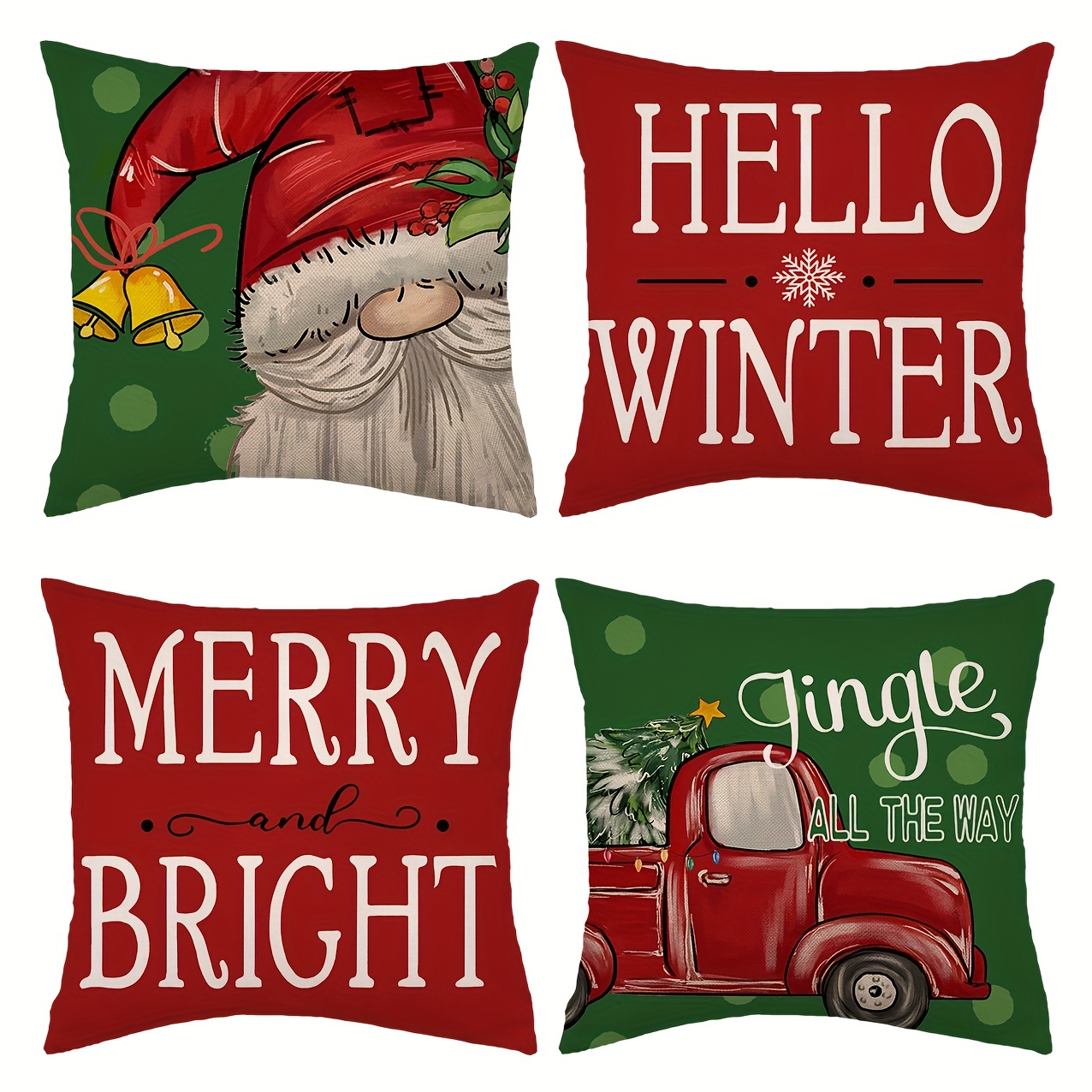 Christmas Pillowcases Sofa Winter Decoration Set Christmas Temu Australia