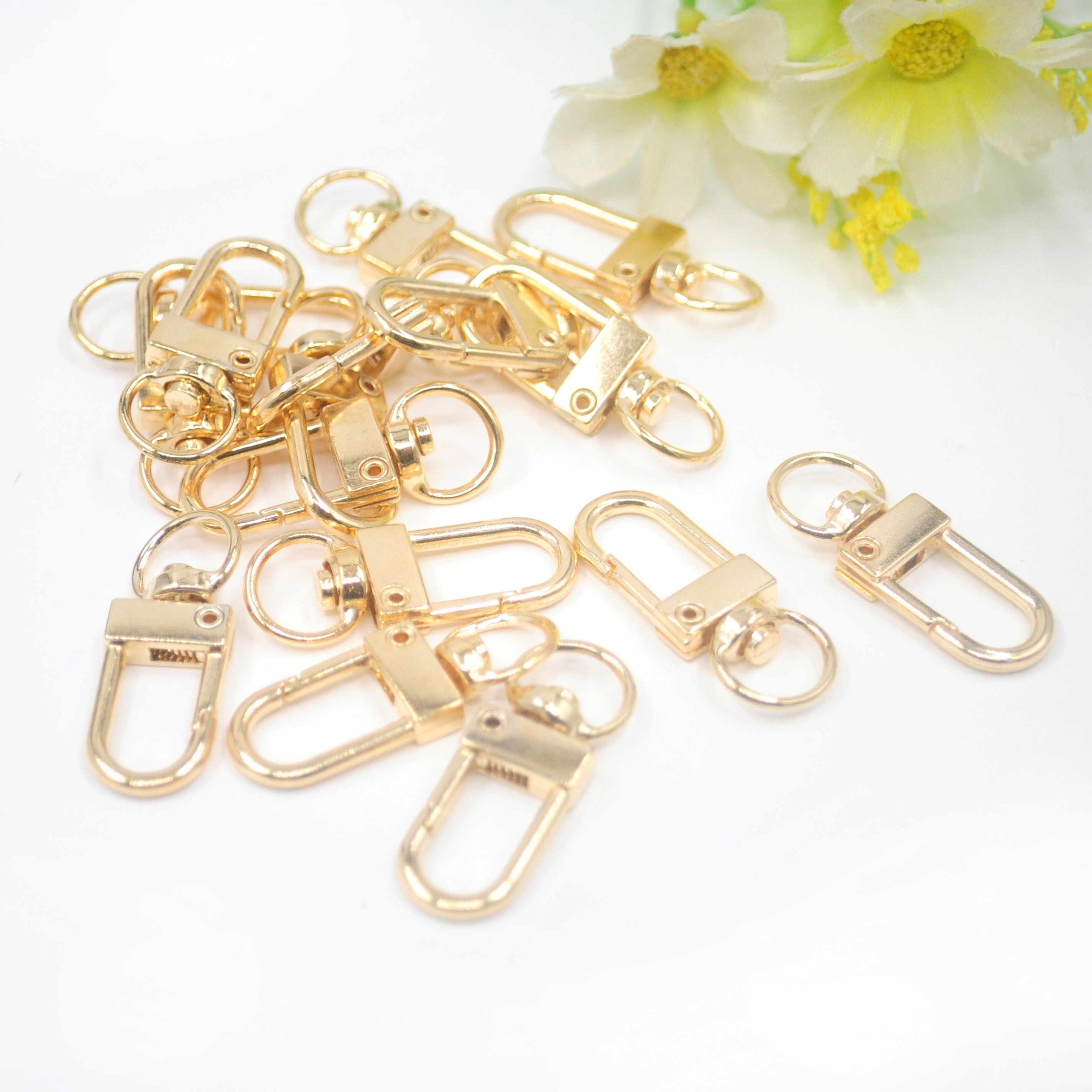 Clasp Hook Alloy Swivel Hanging Buckle Keychain Craft Diy - Temu