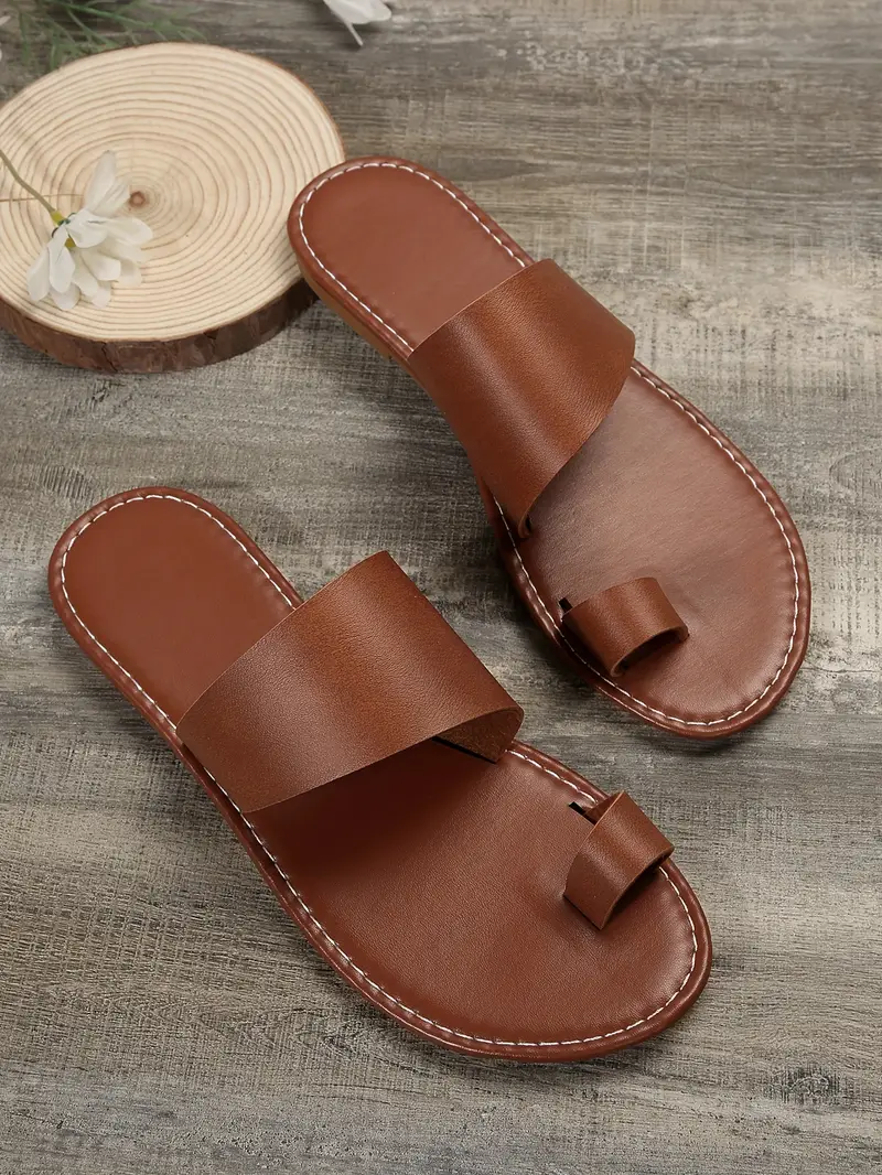 womens flat sandals with back strap round toe slip breathable and comfortable for casual outdoor and details 6