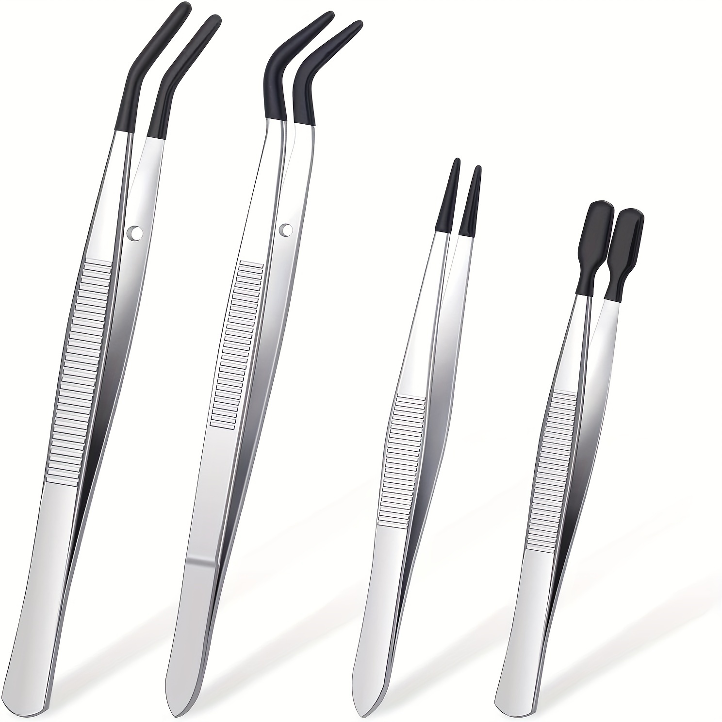 2pcs Stainless Steel Precision Tweezers, Color Scrapbook Tweezers, Straight  and Curved Tweezers, Purple - AliExpress