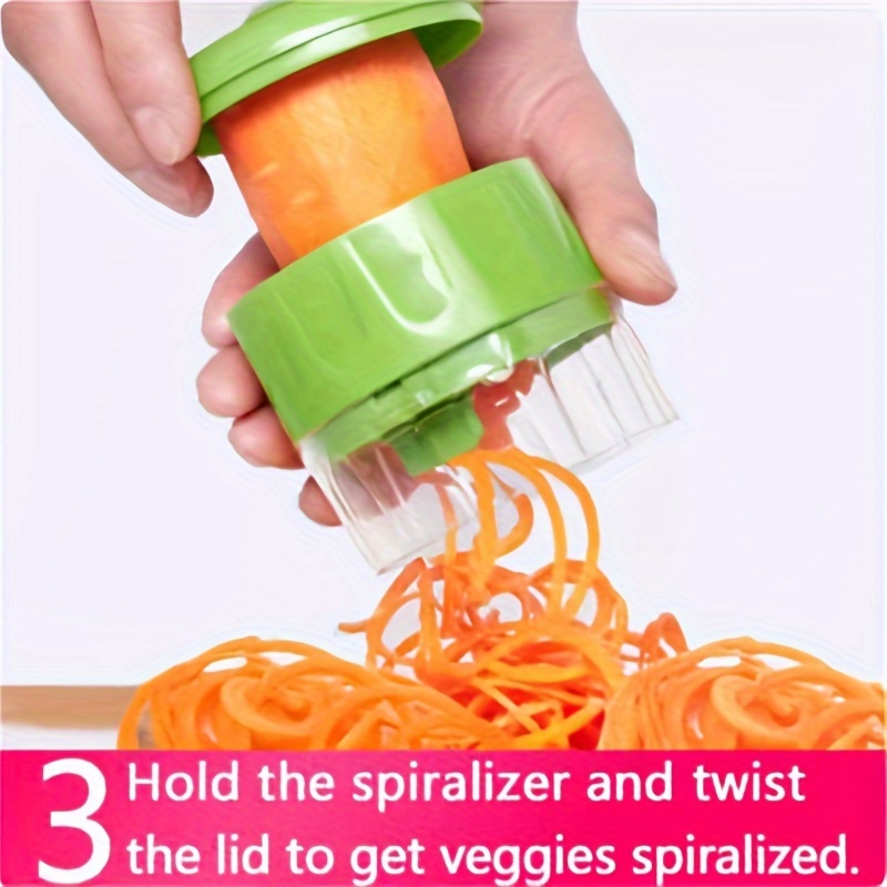 Vegetable Spiralizer, Manual Zucchini Noodle Maker, Zoodles Spiralizer For  Potato, Multifunctional Vegetable Slicer, Fruit Grater, Kitchen Stuff,  Kitchen Gadgets, Cool Stuff - Temu