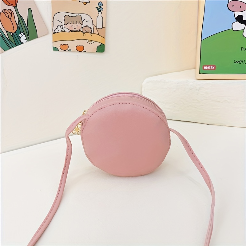 Cartoon Donut Shape Leather Shoulder Bag Purse | RK1748