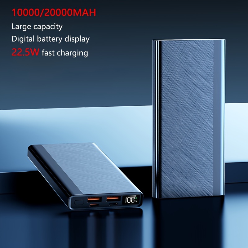 Portable Powerbank 20000mah Battery Pack Power Bank - Temu