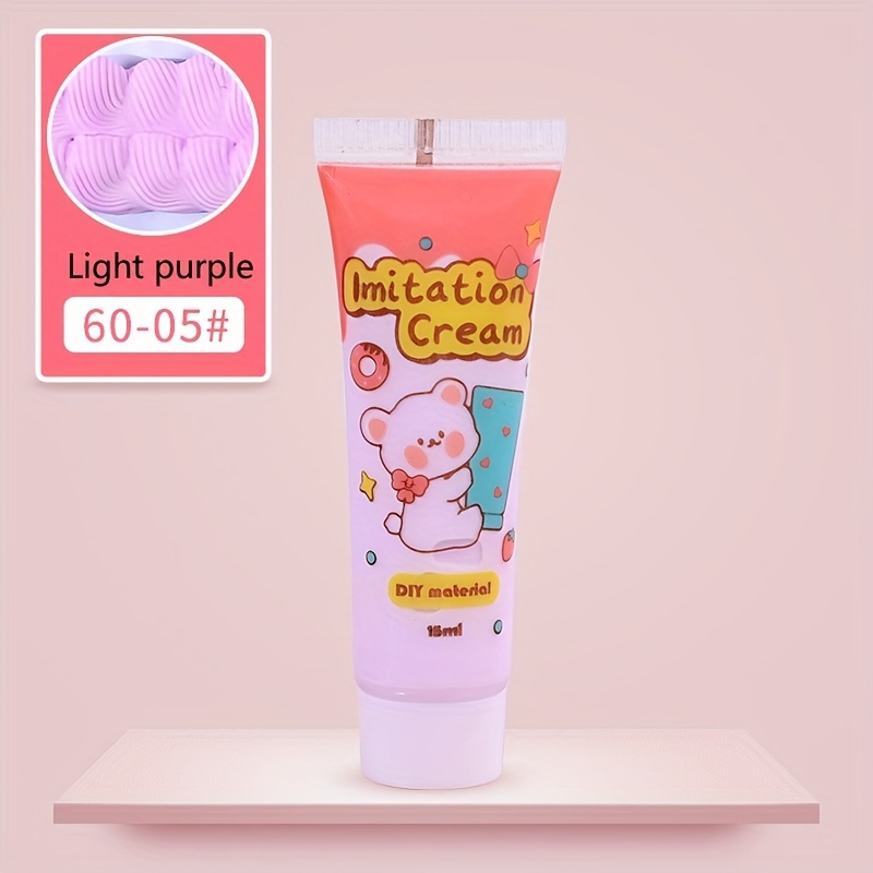 Colorful Simulation Cream Glue For Phone Case Diy Crafts - Temu