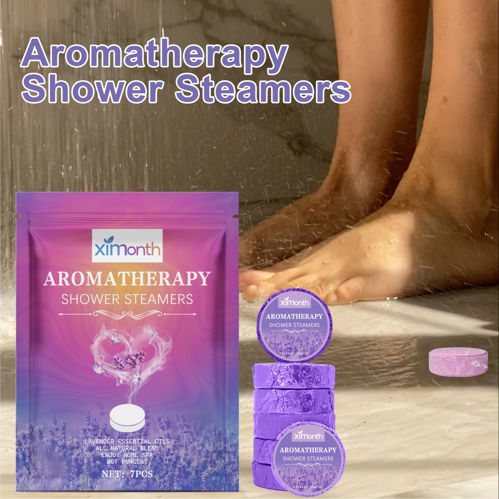 6-in-1 Bath Tablets For Smoother Skin And Stress Relief - Portable  Aromatherapy Shower Steamers For Bathtub - Perfect Gifts For Mom And Women  On Mother's Day - Temu