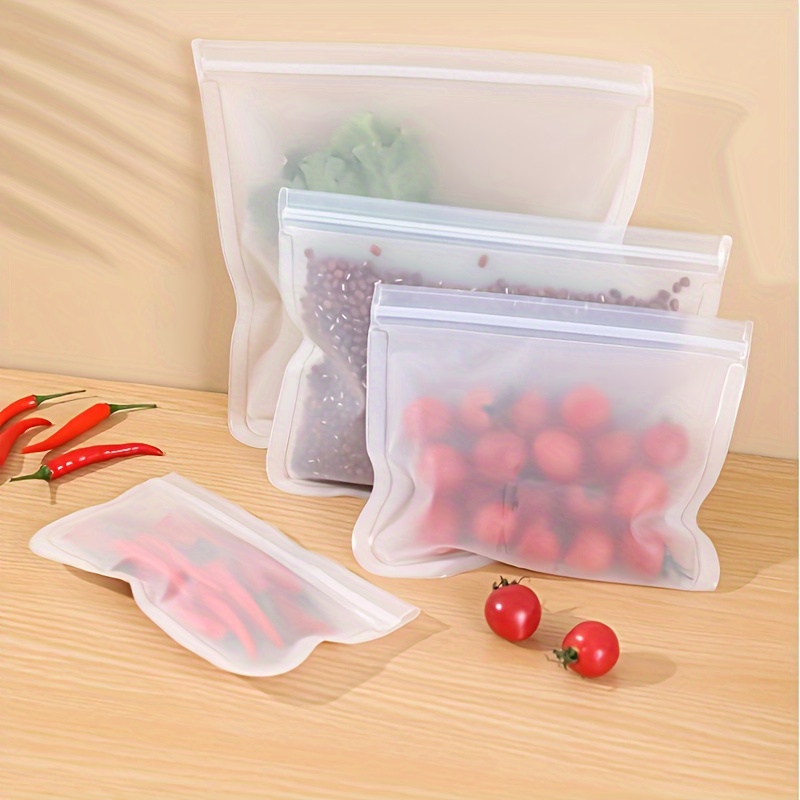 Plastic Bags Reusable Airtight Bags Thickened Refrigerator Food