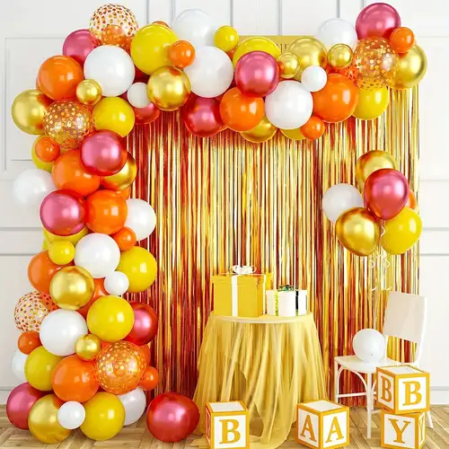 102pcs Mixed Colored Party Decoration Balloons