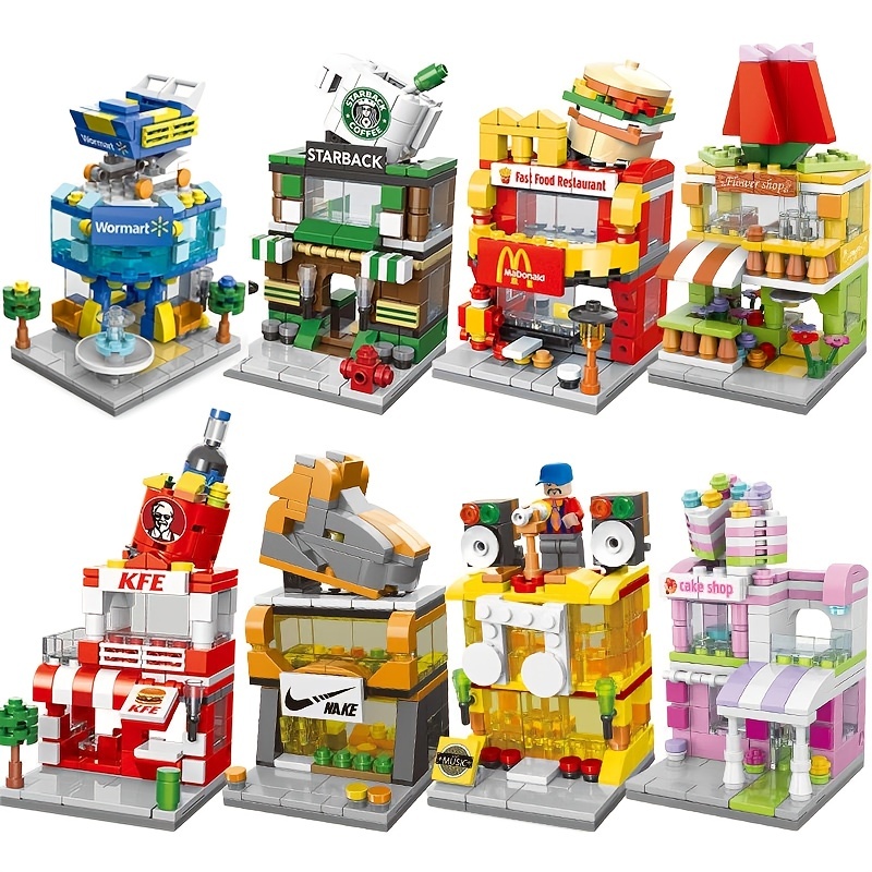 Japanese Street View Building Blocks | Shop On Temu And Start Saving ...