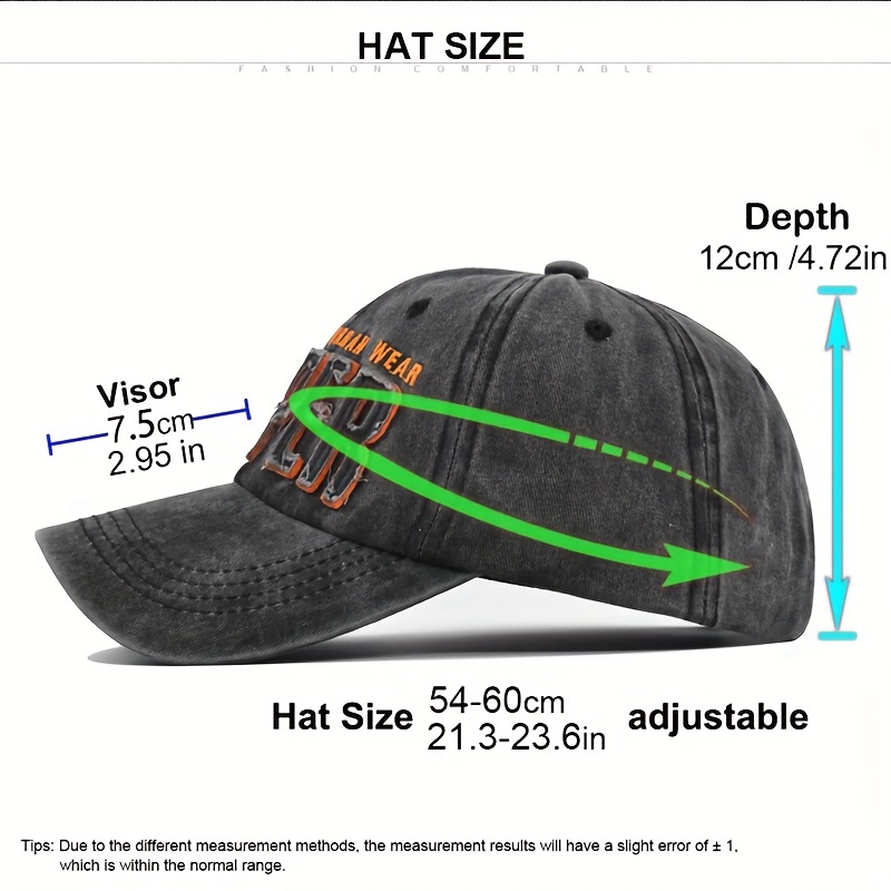 Retro Patch Embroidery Baseball Cap with 3D Embroidery