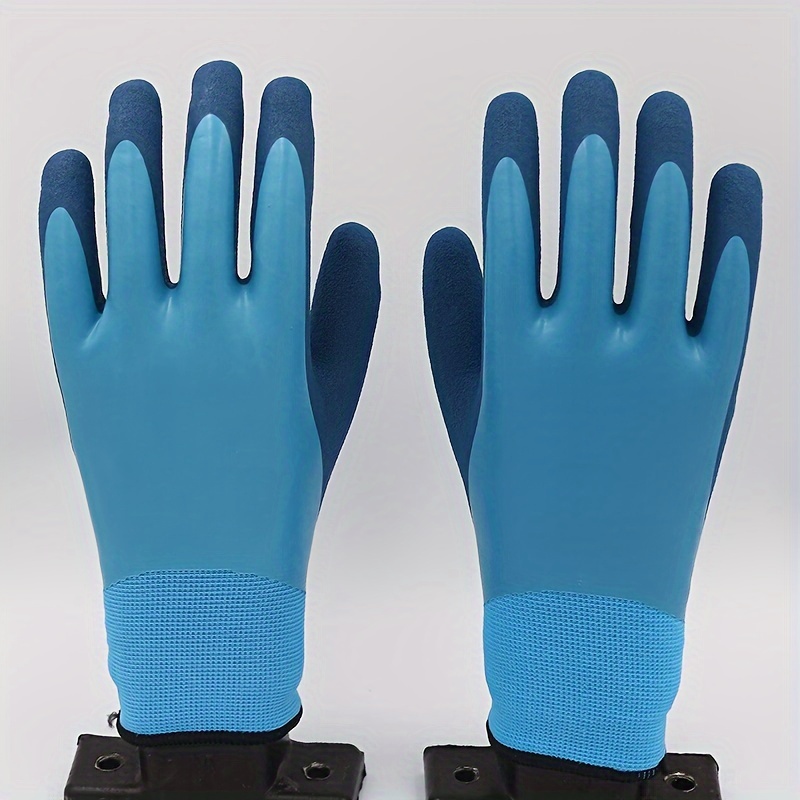 1pc Double Layered Insulated Waterproof Winter Fishing Gloves For