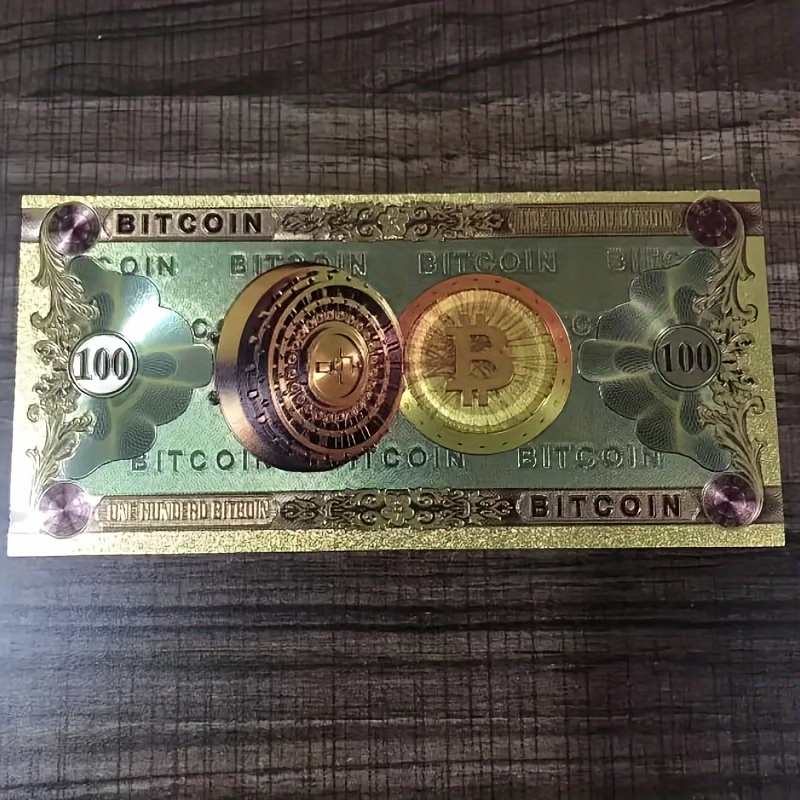 MONETA Bitcoin BTC da collezione / commemorazione in metallo color Oro –  TB-Tech.it