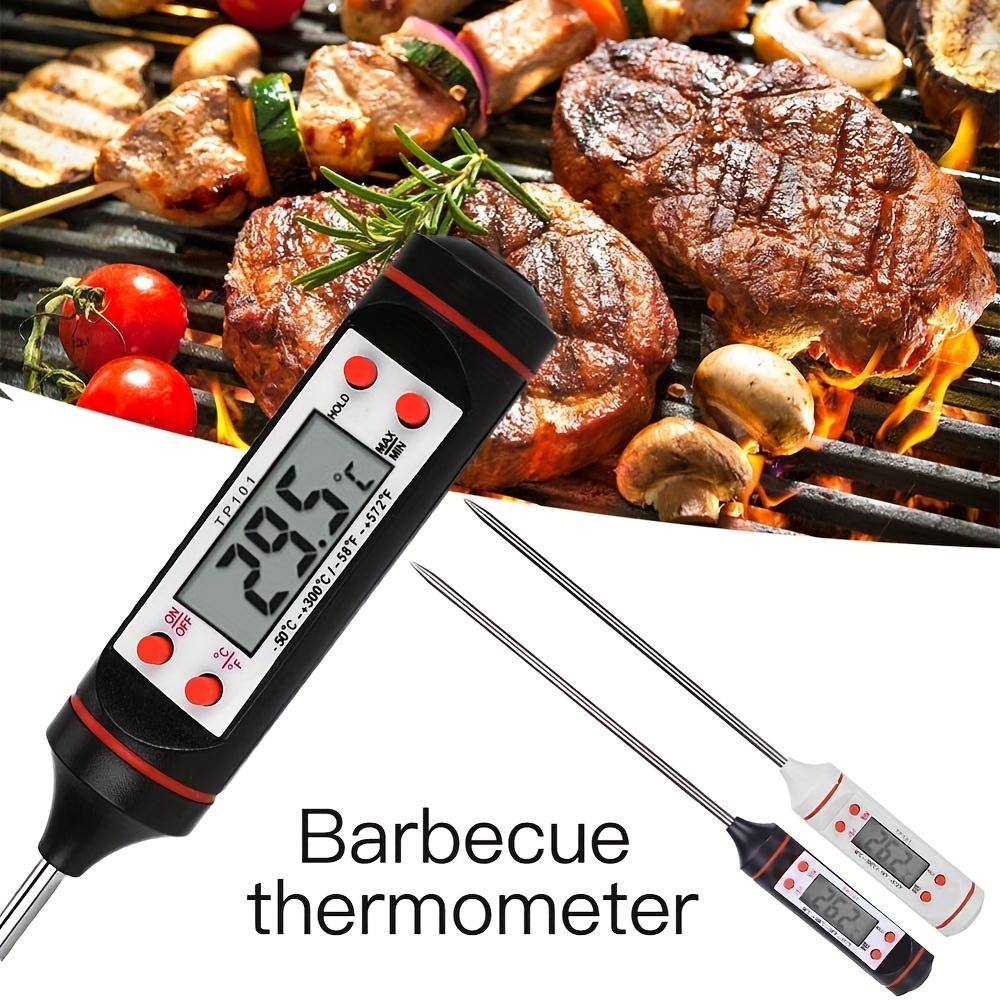1pc Probe Thermometer For Kitchen, Baking, Grilling, Milk, Coffee And Tea  Temperature Measurement