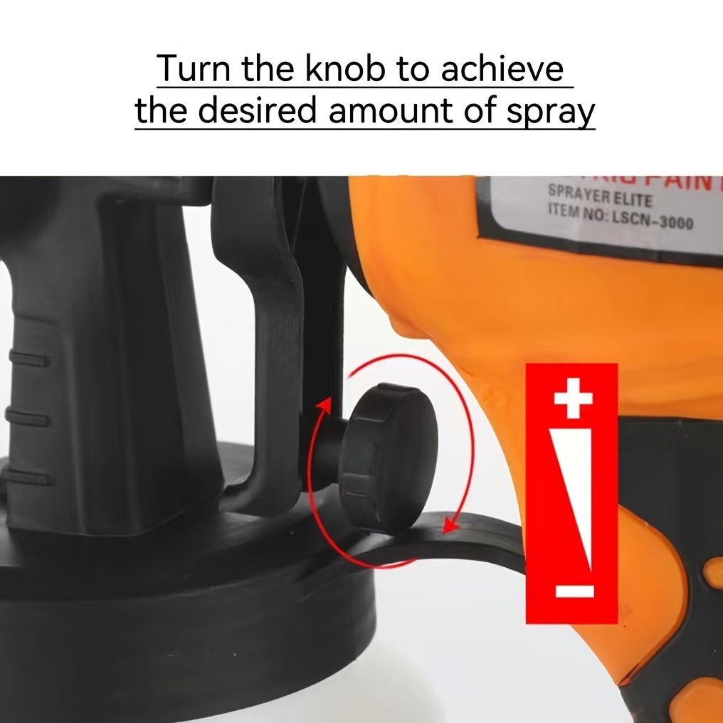 Paint Sprayer Hvlp Electric Spray Gun Two Spray Nozzles In - Temu